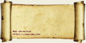 Jovana Vinčić vizit kartica